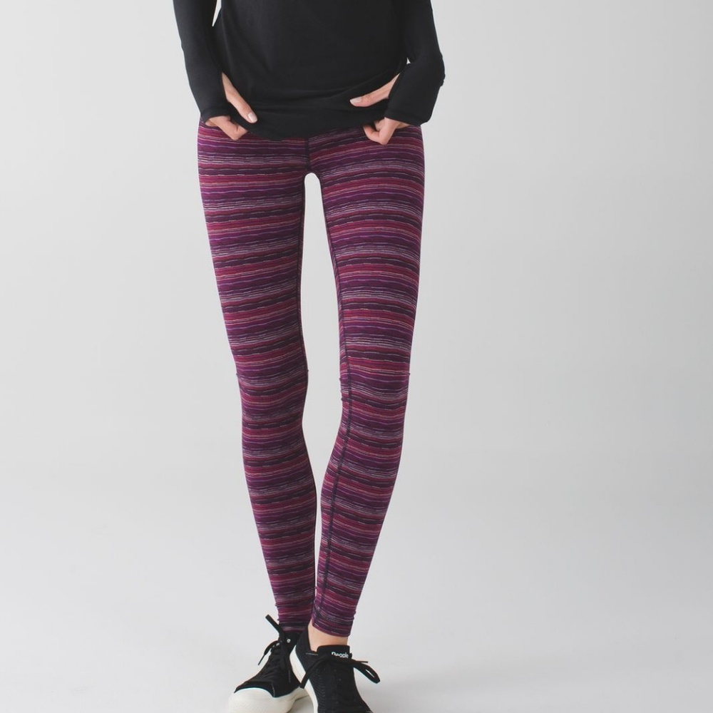 Lululemon Wunder Under Pant III Space Dye Regal - Picture 4 of 8